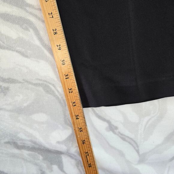 Apt 9 Torie Straight Mid Rise Women's Size 8 Long Black Pants - Picture 3 of 10